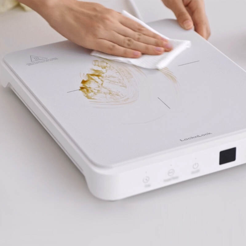 Bếp Điện Từ Locknlock Bianco Slim Induction Cooker 220V, 50Hz, 1850W - Màu Trắng - EJI146WHT, , large image number null